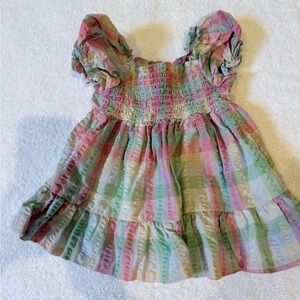 Iris Pastel Plaid Top